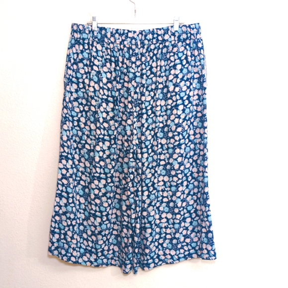 Madewell Huston Pull On Crop Pants in French Floral - Picture 4 of 12